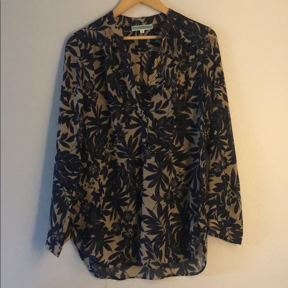 Nordstrom floral blouse